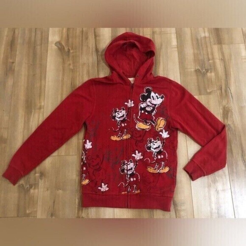 𝅺Mickey Mouse zip up hoodie Wonen’s size XS (0015)